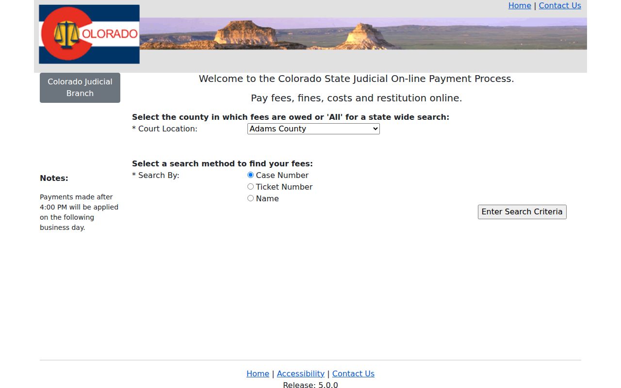 Huerfano County arrest records and court charges online payment search
