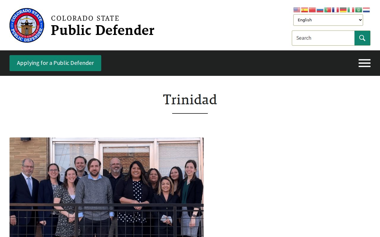 Huerfano County arrest records and court charges Trinidad public defender office