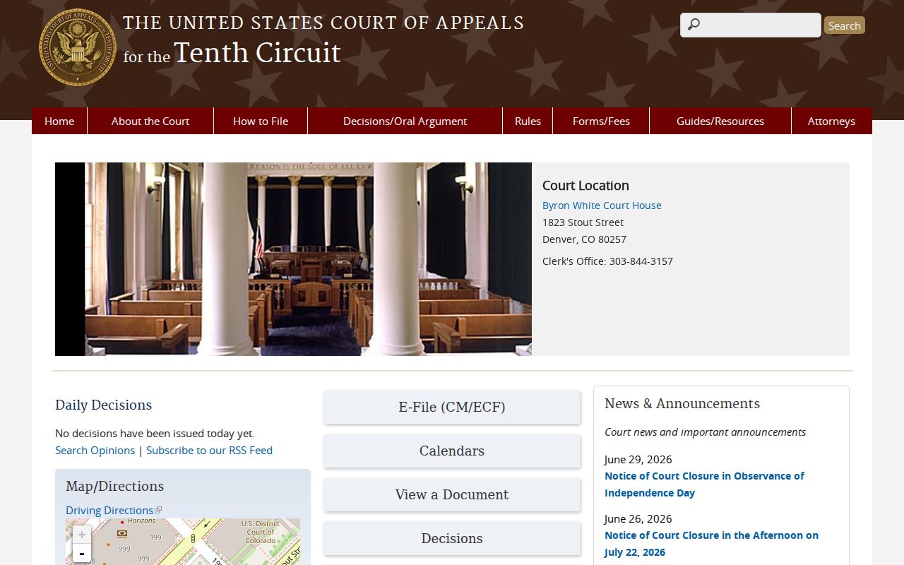 Huerfano County District Court federal appeal distinction source