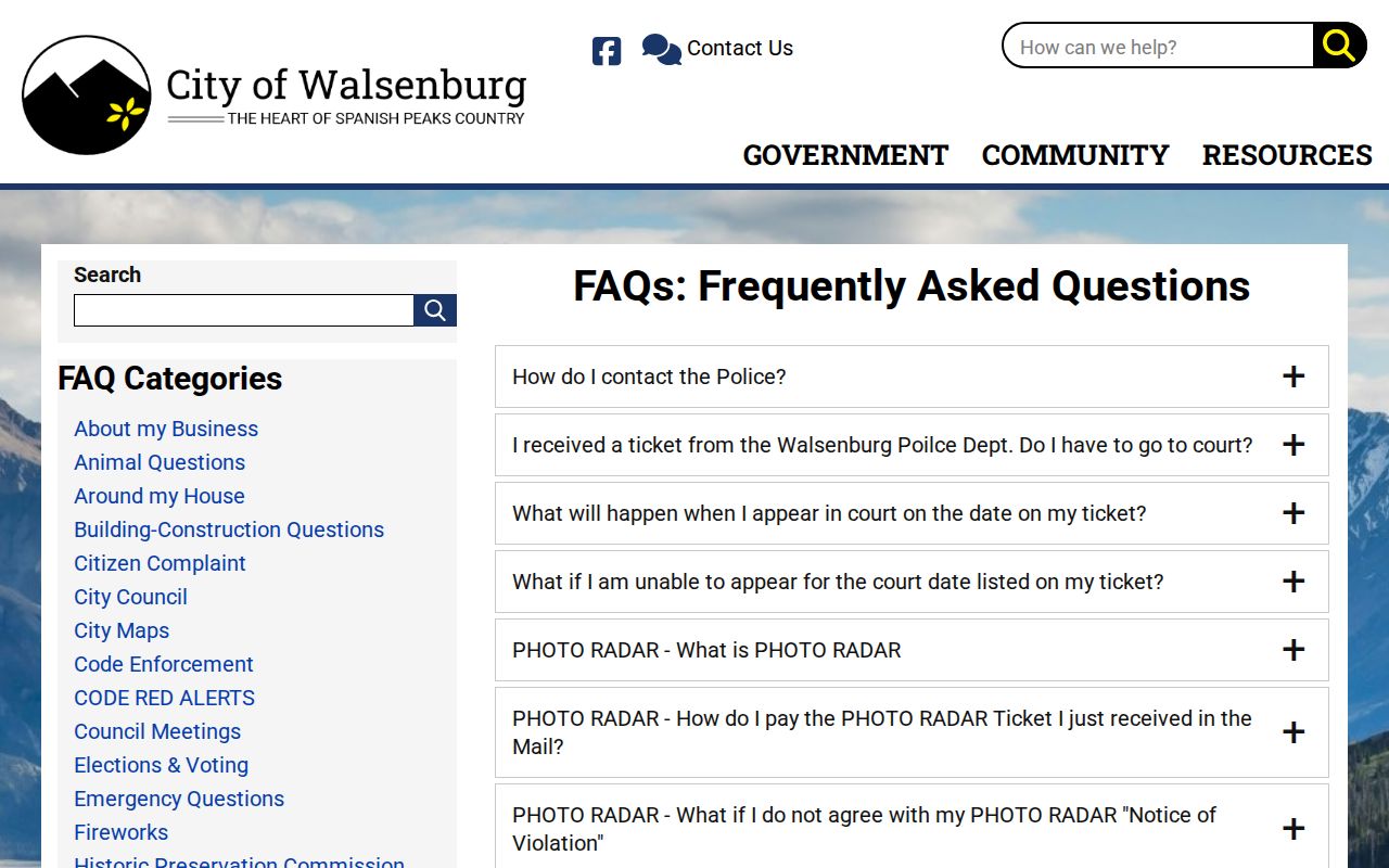 Huerfano County warrant search Walsenburg ticket FAQ